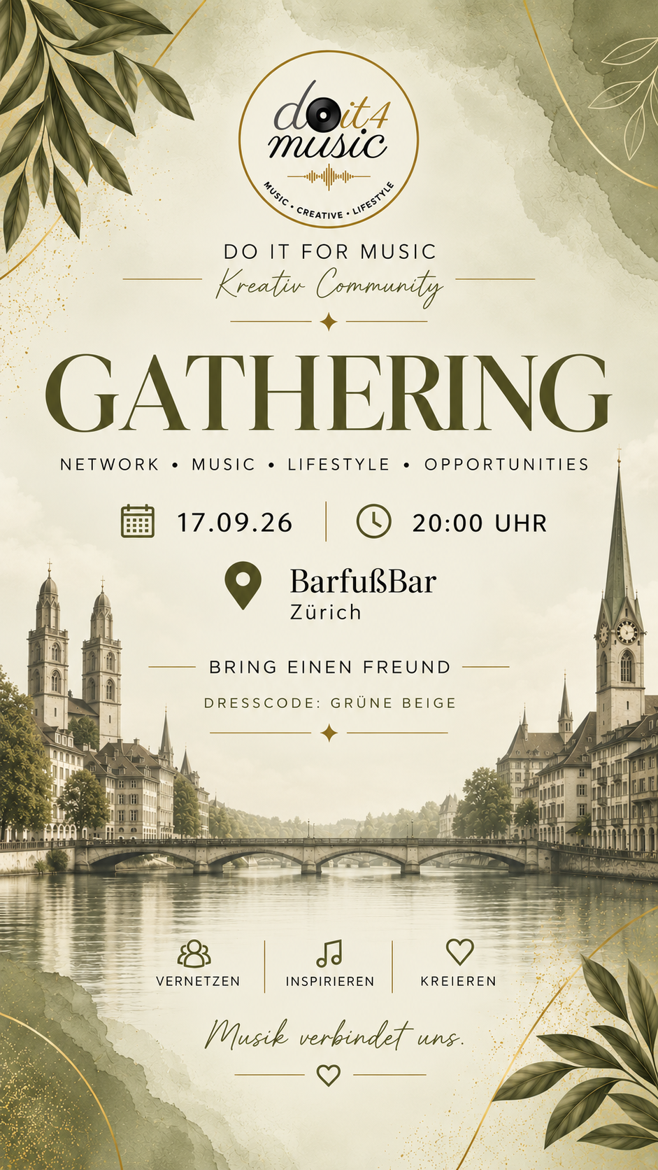 GATHERING · DO IT FOR MUSIC KREATIV COMMUNITY 🌿
